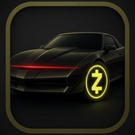 ZRIDER token logo: a black car with a glowing Z wheel